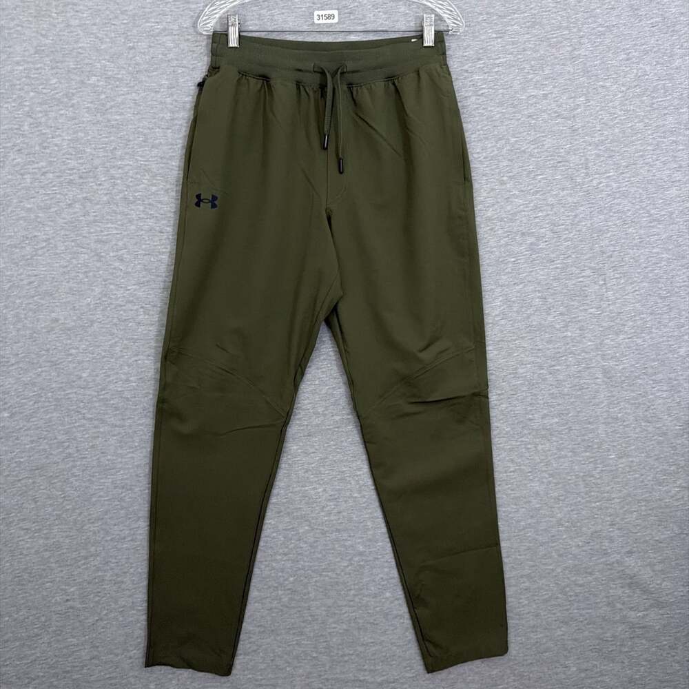 Under Armour SportsStyle Men’s Size Medium Green Woven Utility Jogger Pants